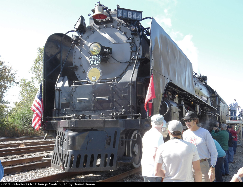 UP 844#parked at Tower 17 for public viewing